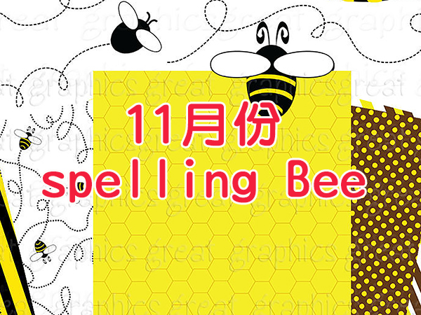 11月份spelling Bee